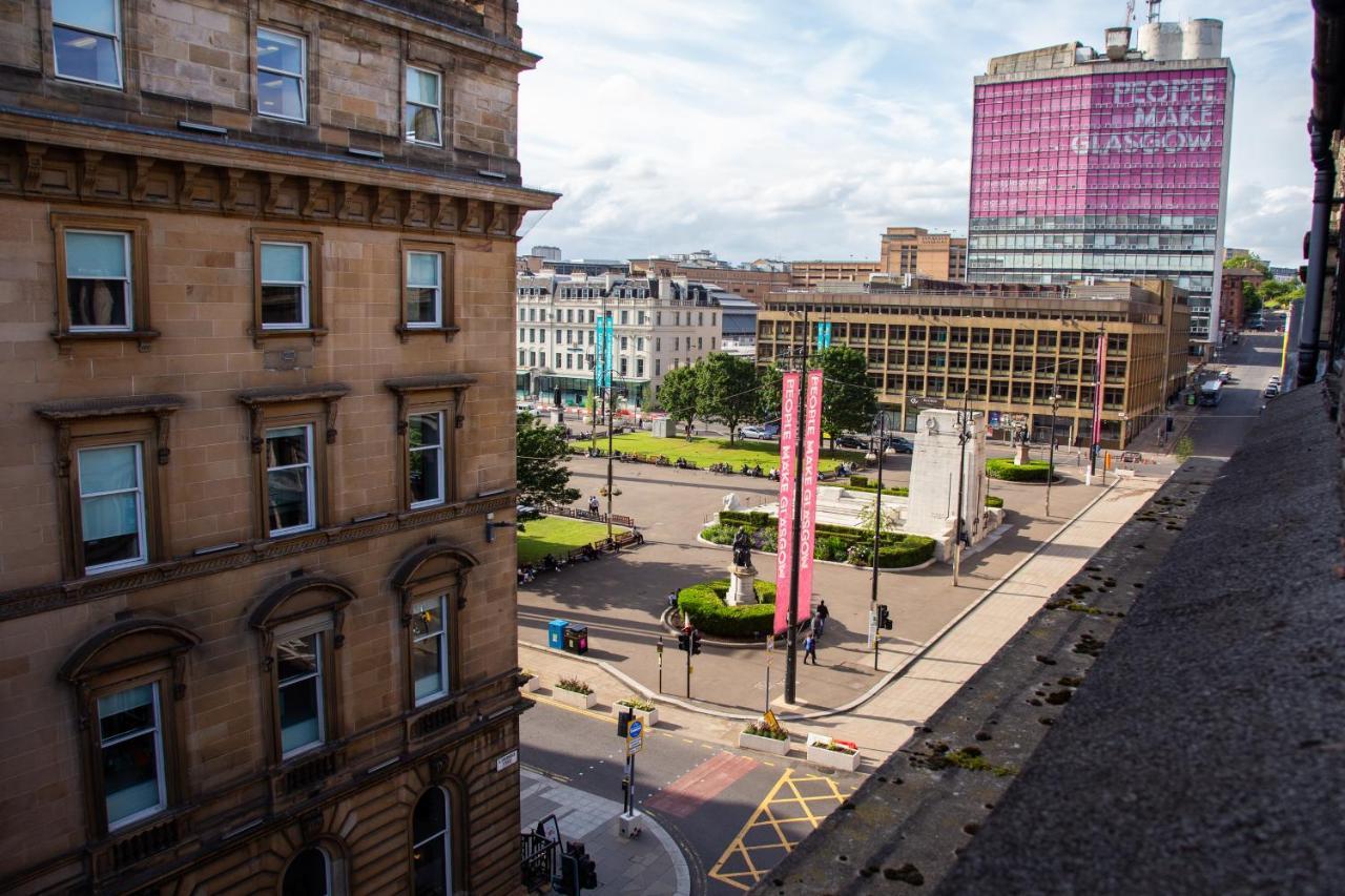 Modern Merchant City Apartment By George Square Glasgow Exterior photo